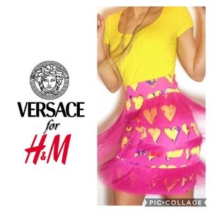 Versace for H&M Fringe Skirt